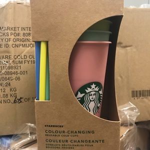 Starbucks Color Changing cold cups